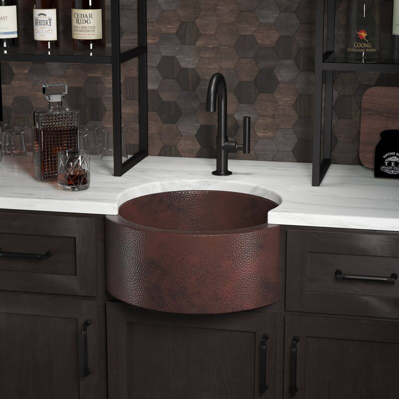 Native Trails Fiesta 19" Single Basin Farmhouse Bar Sink