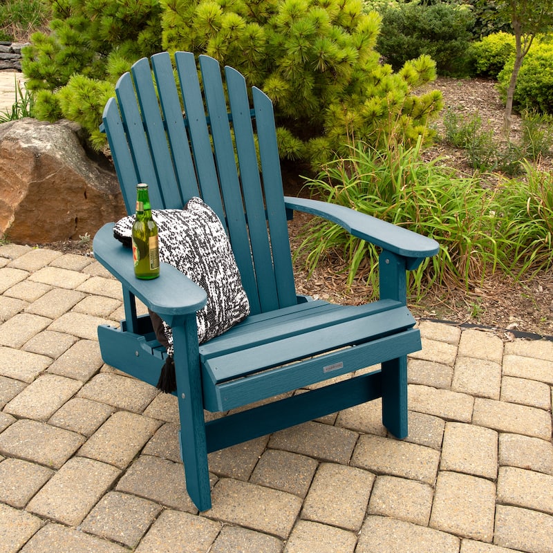 HIGHWOOD King-Size Folding and Reclining Adirondack Chair
