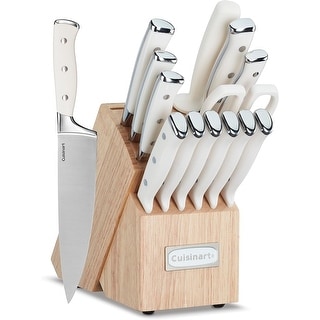 Cuisinart 15-Piece Triple Rivet w/Built-In Sharpener Block Se 