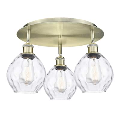 Innovations Lighting Waverly - 3 Light 18" Flush Mount