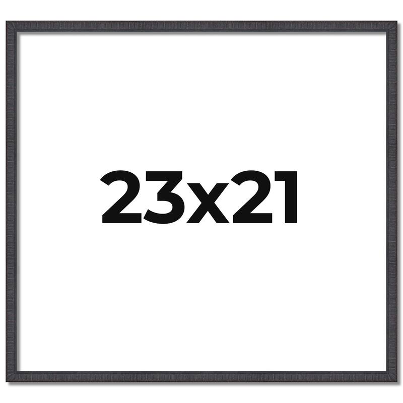 23x21 Frame Brown Solid Wood Picture Frame - Complete Modern Photo