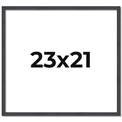 23x21 Frame Brown Solid Wood Picture Frame - Complete Modern Photo