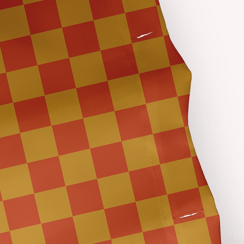 Halloween Trick or Treat Checks Shower Curtain