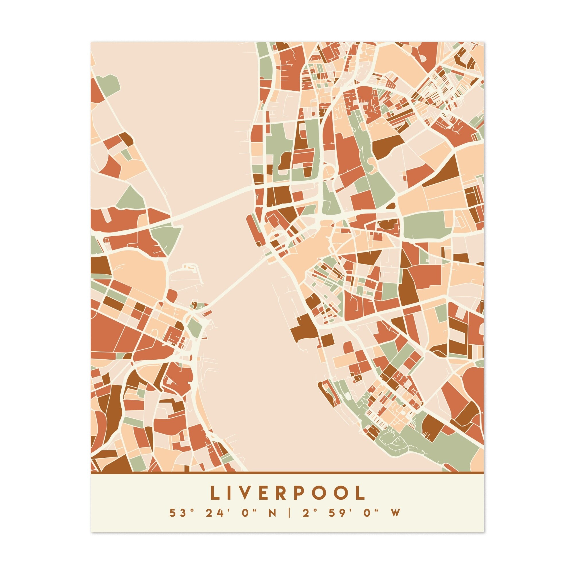 Liverpool United Kingdom City Cityscape Unframed Wall Art Print Poster Overstock 31656131