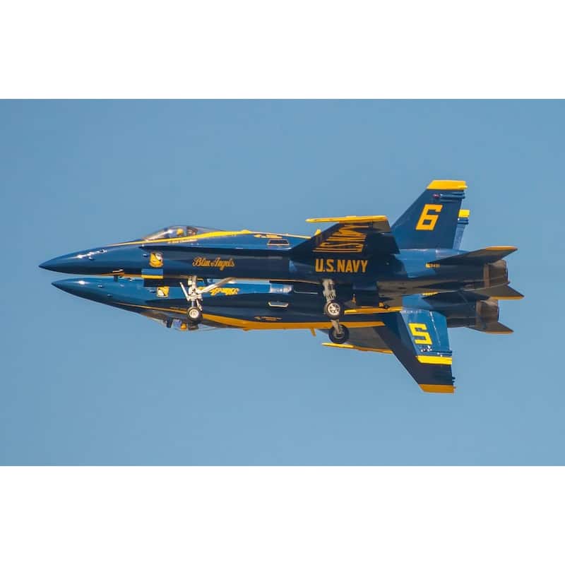 Blue Angels Airplane Stunt Group by Wayne Collamore Art Poster - Print On Demand