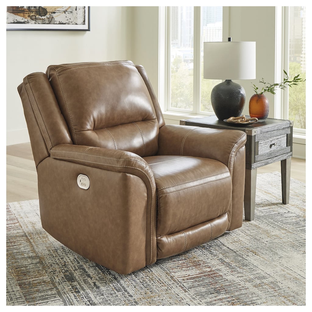 Signature Design by Ashley Trasimeno Caramel Power Recliner