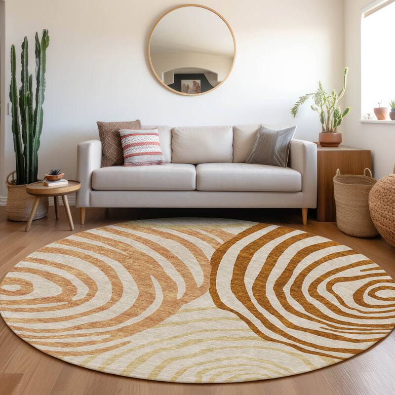 Machine Washable Indoor/ Outdoor Chantille Contemporary Dimensions Rug