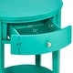 preview thumbnail 12 of 55, Fillmore 1-Drawer Oval Wood Shelf Accent End Table by iNSPIRE Q Modern