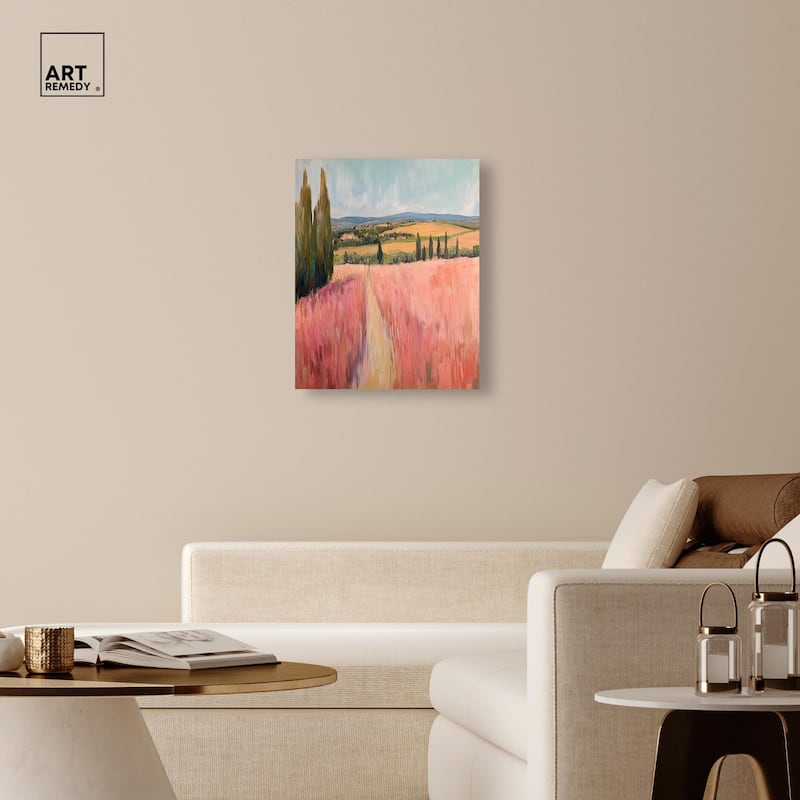 Cypress Path Canvas by Art Remedy, Gallery Wrapped