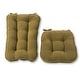 preview thumbnail 1 of 5, Moss Hyatt 2-Piece Reversible Jumbo Rocking Chair Cushion Set