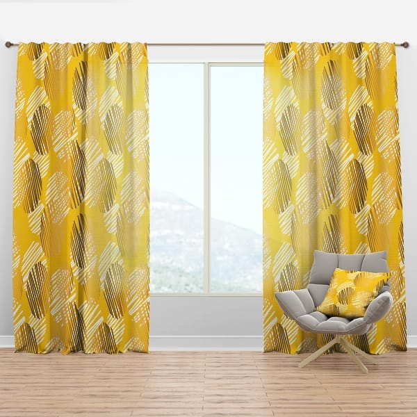 Shop For Designart Abstract Retro Geometric Iii Mid Centurycurtain Panel Get Free Delivery On Everything At Overstock Your Online Home Decor Outlet Store Get 5 In Rewards With Club O 29626155