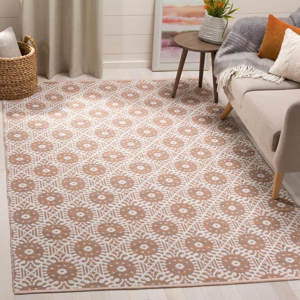 SAFAVIEH Handmade Flatweave Montauk Cesira Casual Cotton Rug