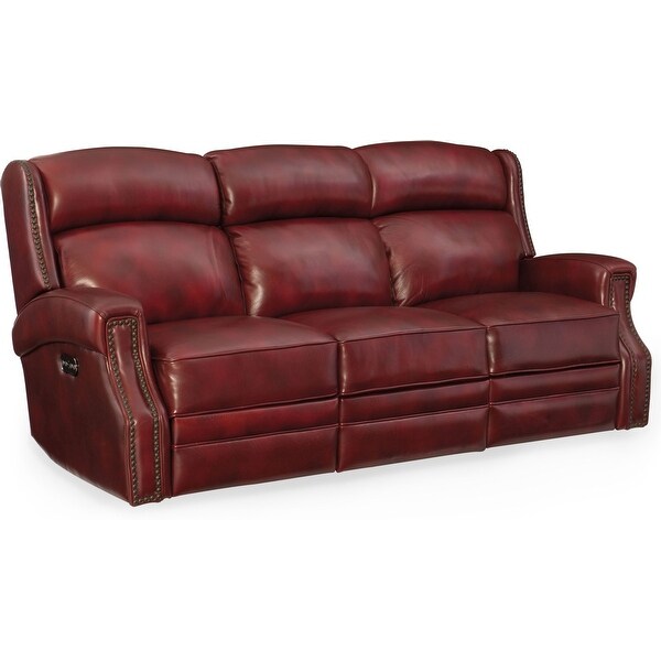 Shop Hooker Furniture Ss460 P3 165 84 1 4 Wide Leather Sofa From
