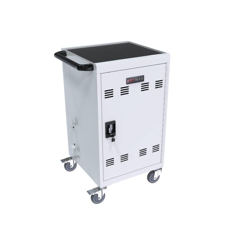 Mobile Charging Cart and Cabinet for Tablets Laptops 30-Device