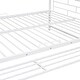 preview thumbnail 7 of 22, Metal Loft Bed with Storage Space and Ladder, Full Over Full