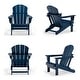 preview thumbnail 8 of 68, Laguna Poly Folding Adirondack Chair (Set of 4)