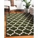 preview thumbnail 33 of 66, Contemporary Akiva Collection Area Rug 2'2"x3' - Dark Green