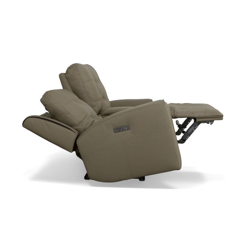 Iris Zero Gravity Power Reclining Loveseat with Console & Power Headrests by Flexsteel