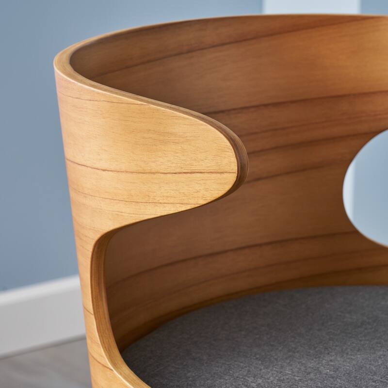 Mid-Century Modern Upholstered Barstools
