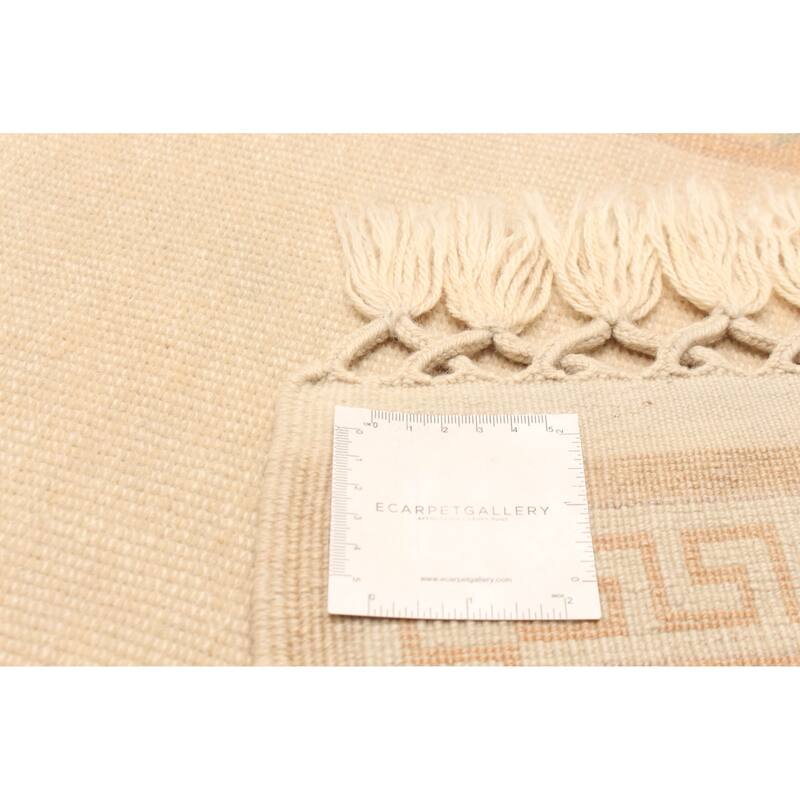 ECARPETGALLERY Hand-knotted Color Transition Beige Wool Rug - 2'9 x 8'10