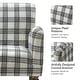 preview thumbnail 40 of 43, HULALA HOME Mandan 29.5" Wide Farmhouse Accent Armchair with Solid Wood Legs