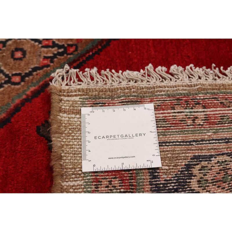 ECARPETGALLERY Hand-knotted Andelz Brown Wool Rug - 4'11 x 9'5