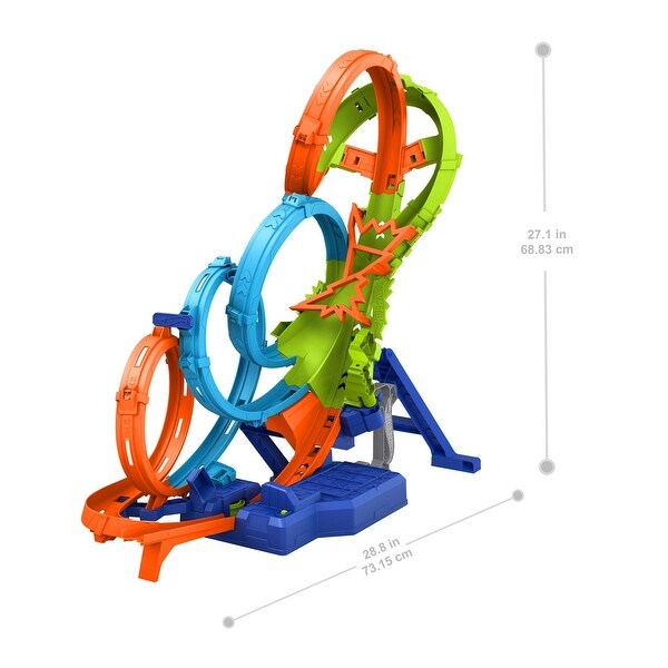 Hot Wheels 4-Loop Crash-Out Track Set - Bed Bath & Beyond - 42283518