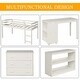 preview thumbnail 10 of 20, Merax Twin Low Loft Bed with Desk and Cabinet