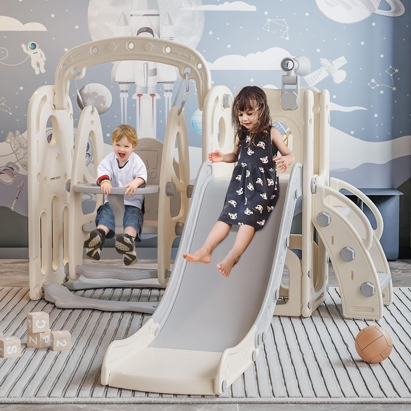 Kids slide and swing cheap