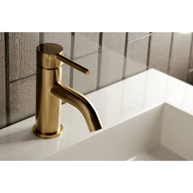 Kingston Brass Concord Single-Handle Bathroom Faucet with Push Pop-Up