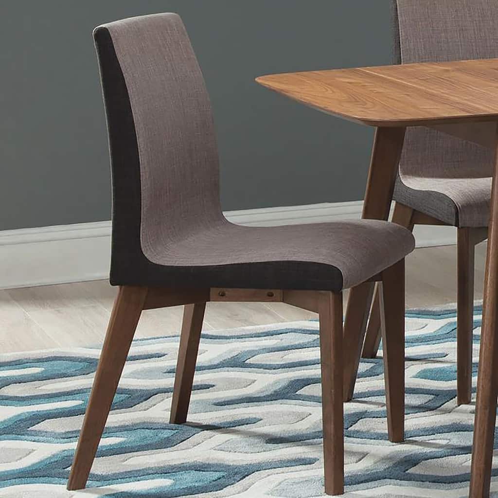 Upholstered Side Chairs,Wooden Dining Chair (Set of 2)