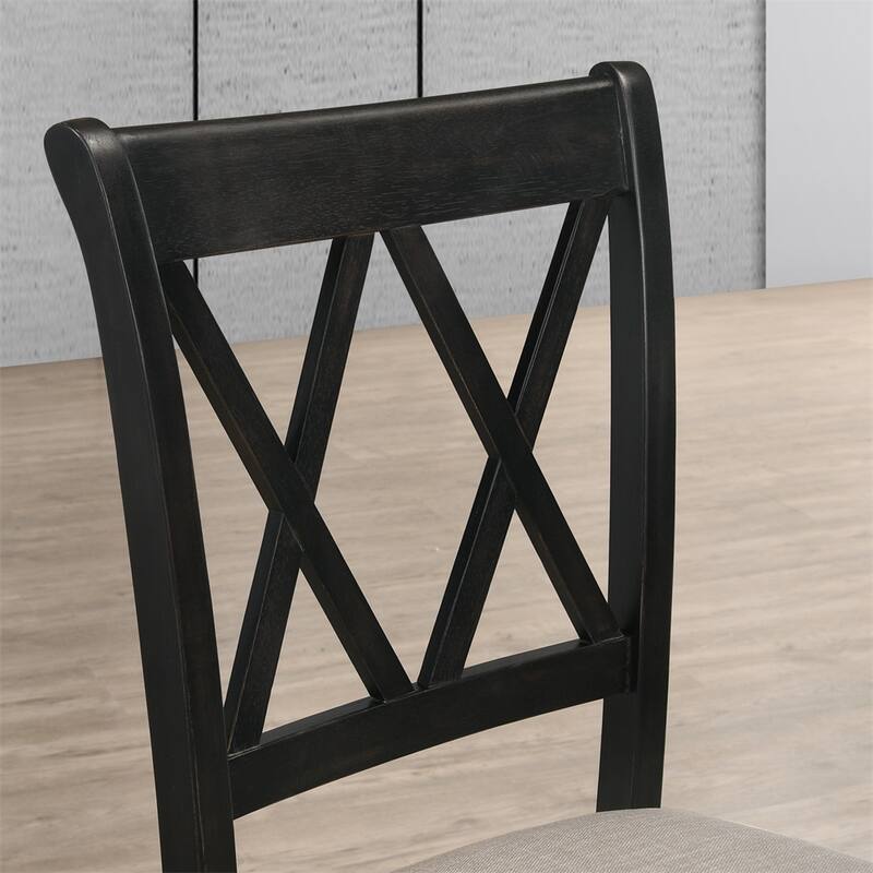 Fabric Upholstered Dining Chair,Set of 2