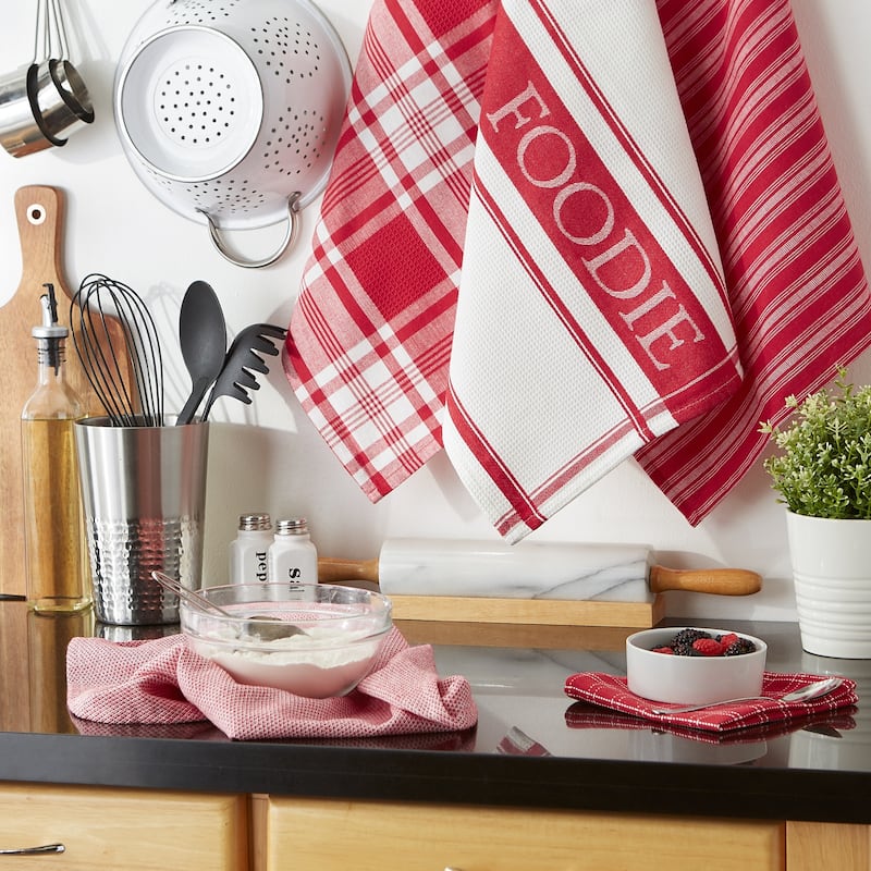 DII Foodie Dishtowel And Dishcloth 5 Piece