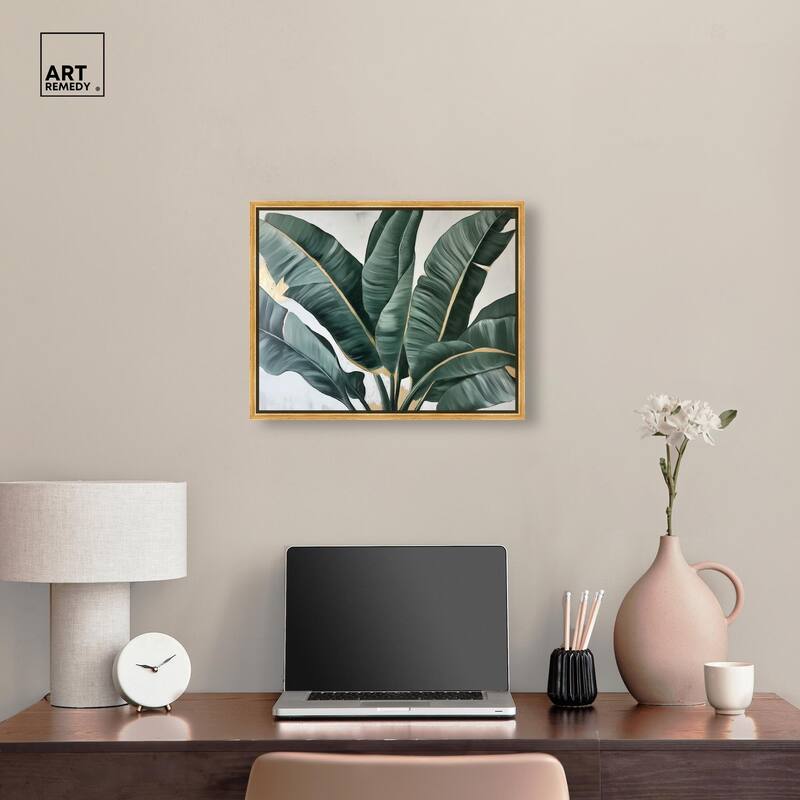 Jungle Jewel Jade II Canvas by Art Remedy