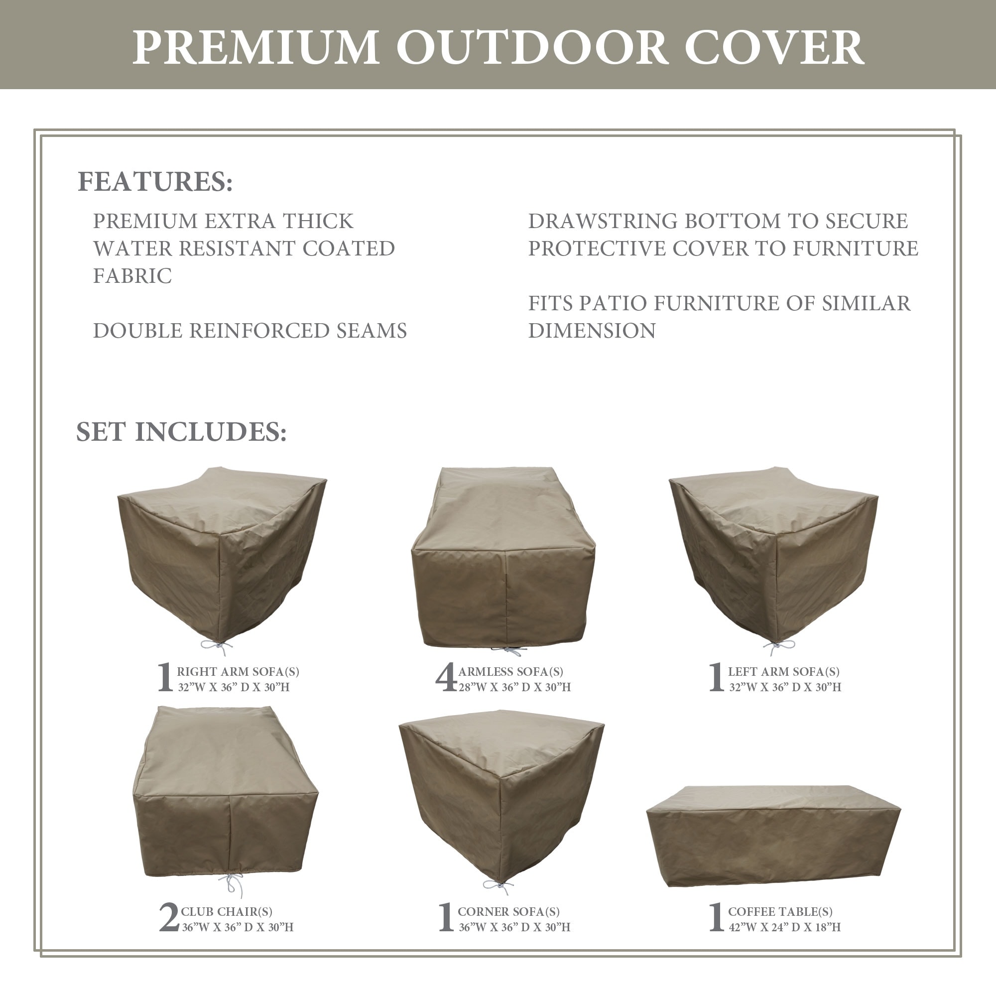 kathy ireland Homes & Gardens Protective Cover Set