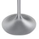 preview thumbnail 22 of 29, Verve 48" Modern Round Solid Wood Top Dining Table with Brushed Chrome Steel Pedestal Base for Kitchen & Dining Room