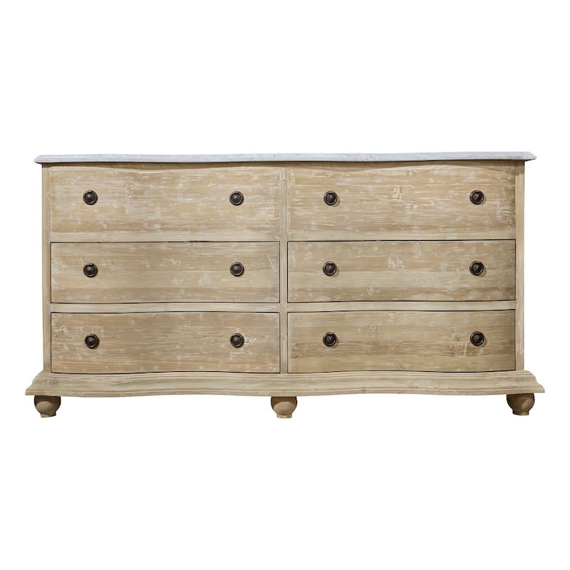 Reclaimed Pine Double Serpentine Vanity - Washed