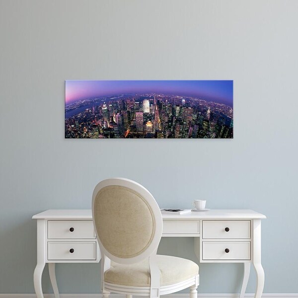 Easy Art Prints Panoramic Image 'Midtown Manhattan, New York, NYC, New York City, New York State, USA' Canvas Art