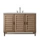 preview thumbnail 4 of 17, James Martin Vanities Portland 48" Single Vanity, Whitewashed Walnut