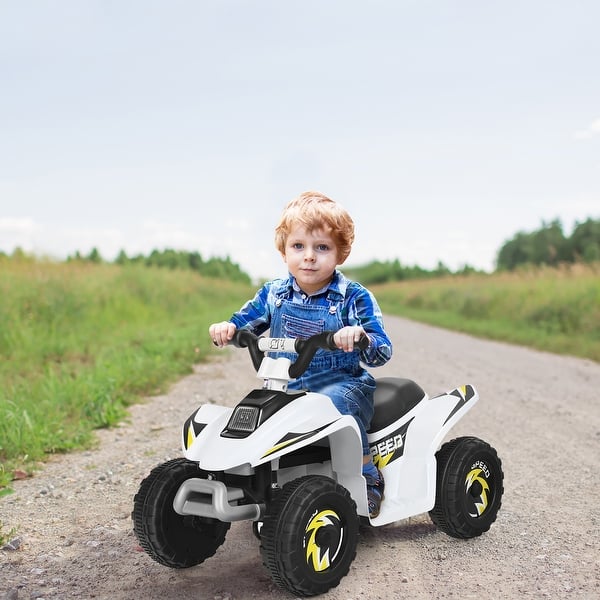 slide 2 of 36, Costway 6V Kids Electric Quad ATV 4 Wheels Ride on Toy Toddlers