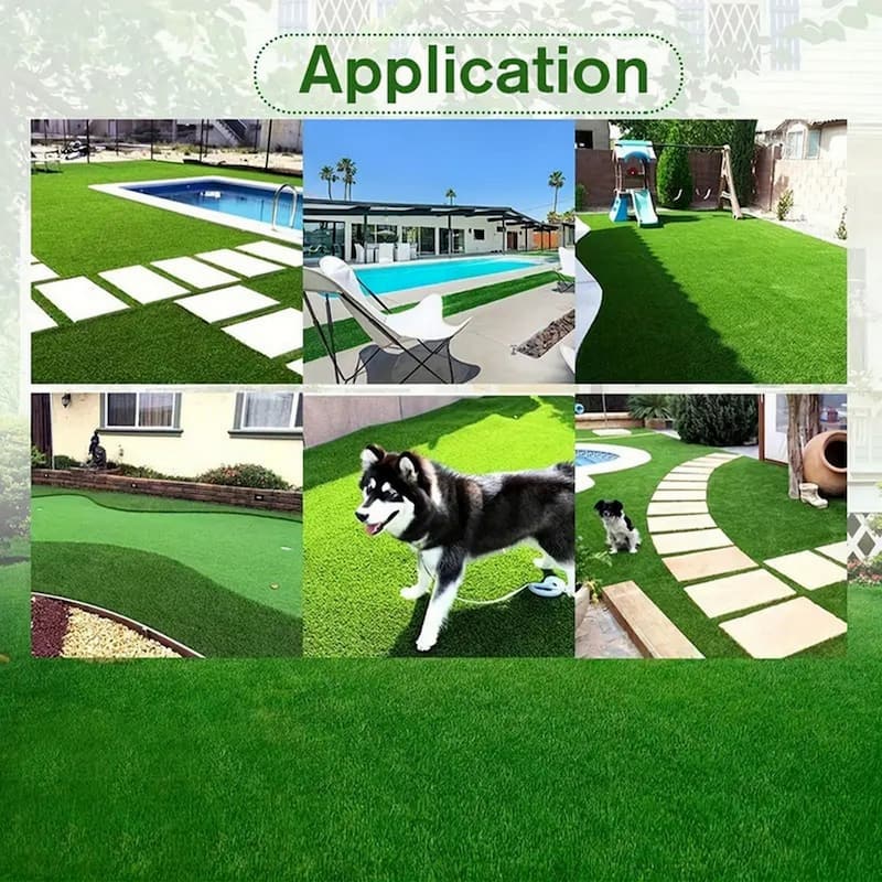 Premium Artificial Turf w/Durable Rubber Backing - 6ft x 10ft