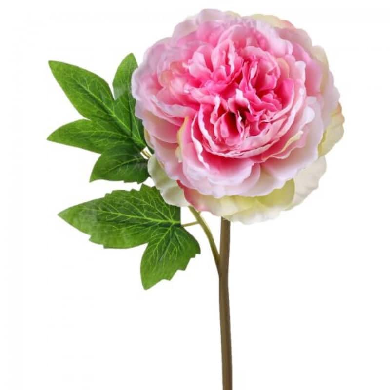 Pink Peony Stem Artificial Flower
