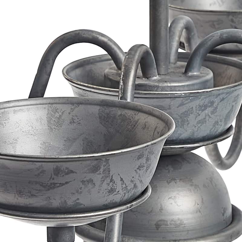 Park Designs Vintage 4 Pillar Chandelier Feeder - 16.5"H X 18"W X 18"DIA