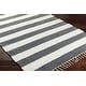 preview thumbnail 15 of 16, Livabliss Cotone Handmade Casual Striped Area Rug