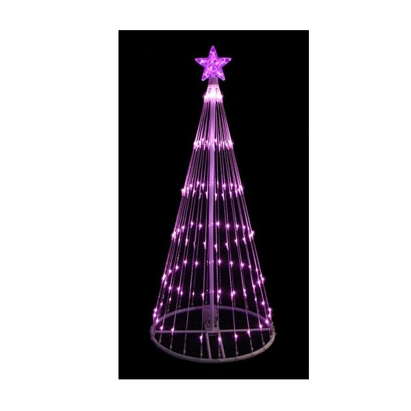 4 Pink Led Lighted Show Cone Christmas Tree Outdoor Decoration 4 Pink Led Lighted Show Cone Christmas Tree Outdoor Decoration Free Shipping Today 25611428