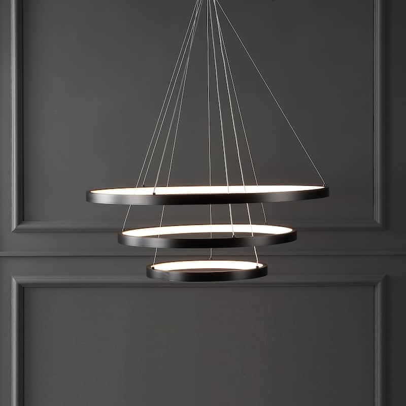SAFAVIEH Couture Genoveva 3 Tier Chandelier - 32 In W x 32 In D x 22251 In H