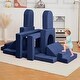 preview thumbnail 16 of 22, 22Pcs Modular Kids Play Couch, Toddler Play Foam Convertible Couch, Floor Sofa for Children for Playroom Bedroom