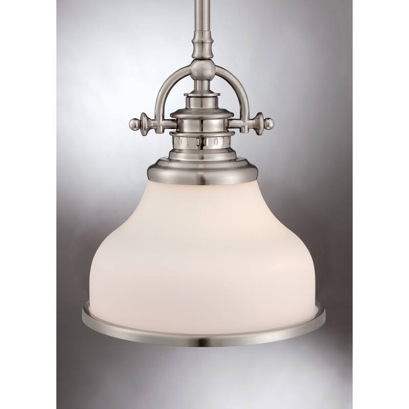 Grant 1-Light Mini Pendant in Brushed Nickel