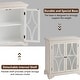 preview thumbnail 42 of 45, COSIEST Solid Wood Buffet and Sideboard Storage Cabinet