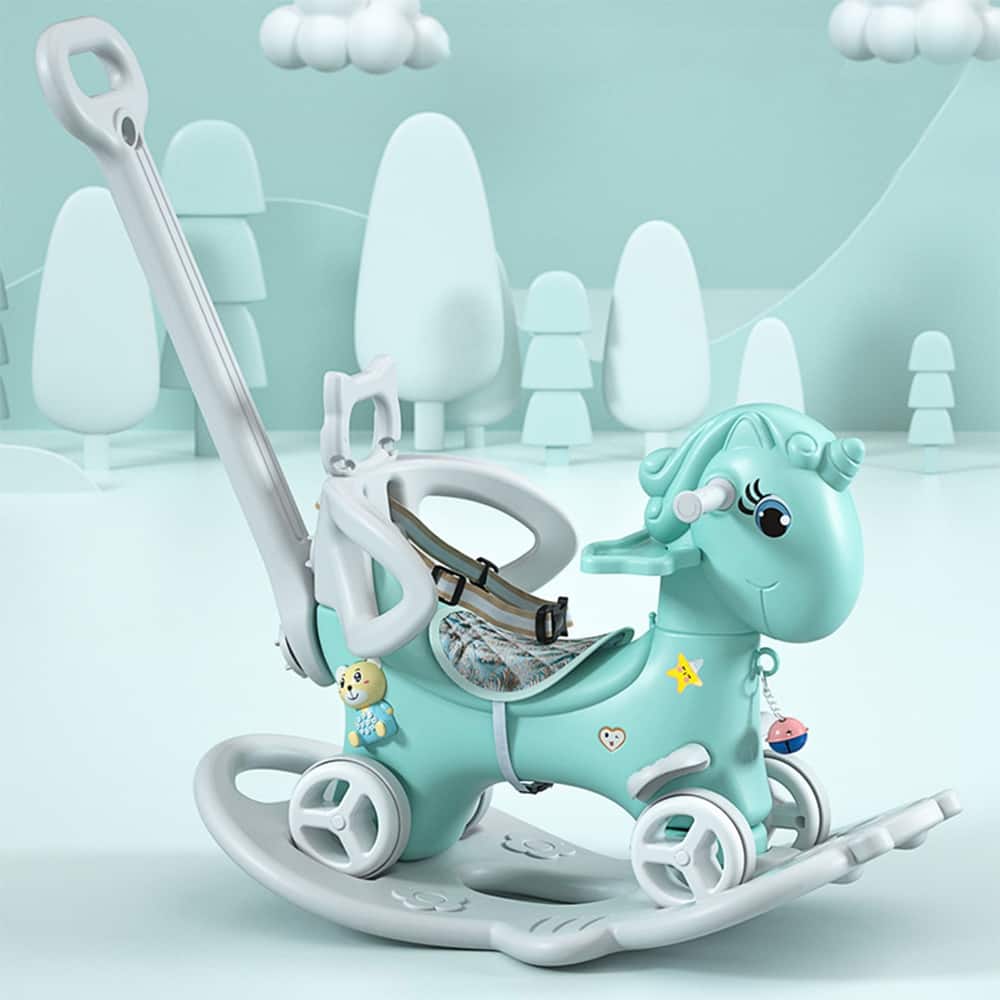 Compact and Safe Kids Ride-On Toy with Adjustable Height and Durable Design